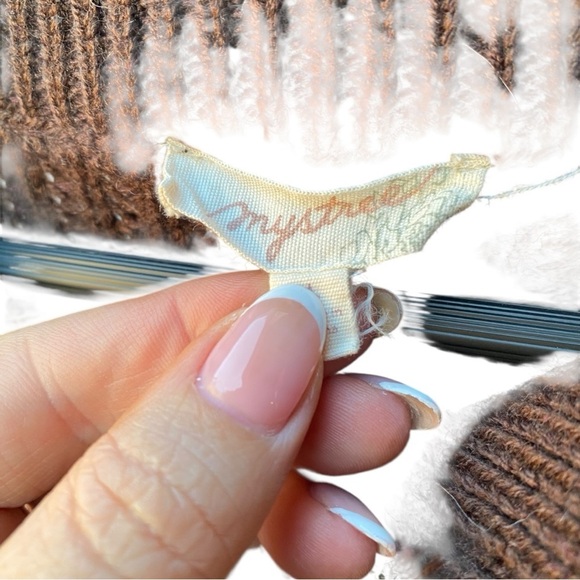 Mystree Brown Casual Sleeveless Zip Pullover Sweater I Size:L - Picture 4 of 8